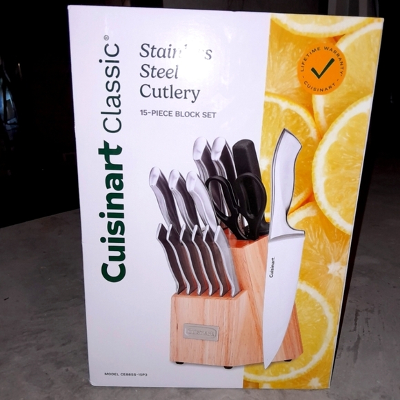 Cuisinart Other - Brand New Cuisinart Classic Stainless Steel Cutlery Set with Block